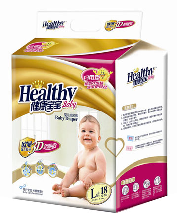 健康寶寶嬰兒紙尿褲L18片裝