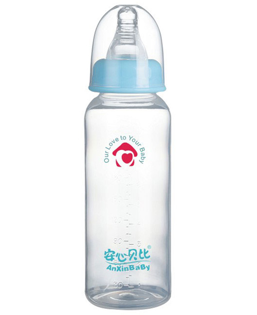 安心貝比標(biāo)口直身奶瓶240ml