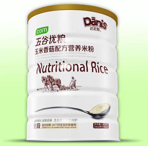 達(dá)尼斯五谷優(yōu)糧玉米香菇米粉聽(tīng)裝