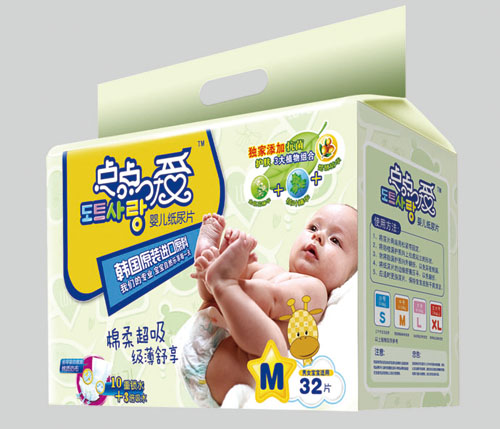 點點愛綿柔超吸嬰兒紙尿片M碼