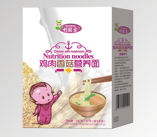 利因?qū)氹u肉香菇營(yíng)養(yǎng)面盒裝
