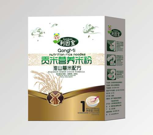 利因?qū)毣瓷睫裁棕暶谞I養(yǎng)米粉1段盒裝