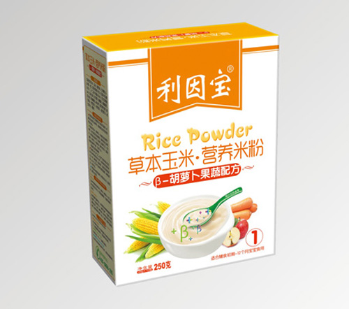 利因?qū)殾?胡蘿卜果蔬草本玉米米粉1段盒裝