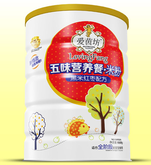 愛(ài)茵坊黑米紅棗五味營(yíng)養(yǎng)餐米粉鐵聽(tīng)