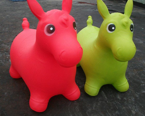 哈哈球普通馬充氣玩具