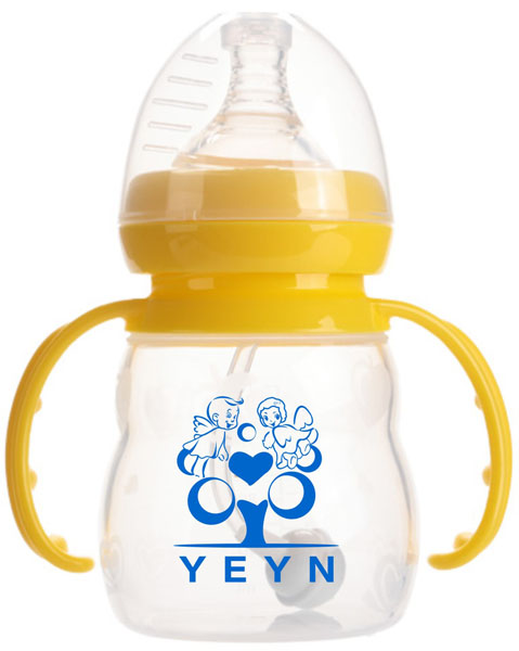 優(yōu)兒優(yōu)女180ml寬口有柄自動硅膠奶瓶