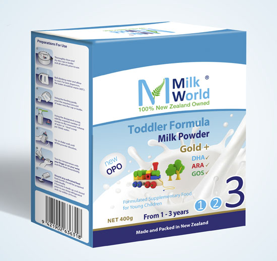 麥爾沃較幼兒配方奶粉3段400g