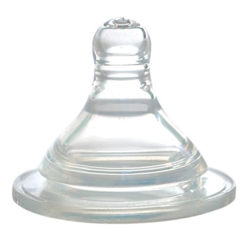 可娃寬口徑母乳適感奶嘴一粒透明盒裝