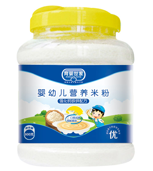 育嬰世家強(qiáng)化鈣鐵鋅配方嬰幼兒營養(yǎng)米粉