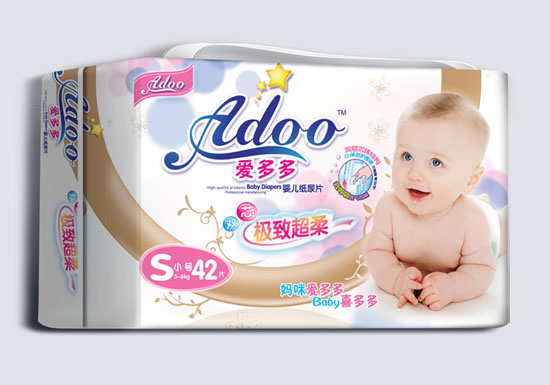 愛(ài)多多極致超柔嬰兒紙尿片S碼42片