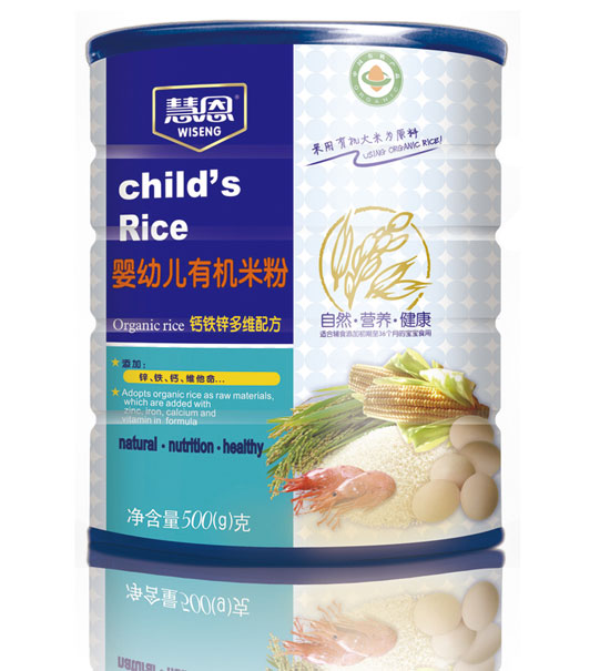 慧恩500克鈣鐵鋅多維有機(jī)米粉