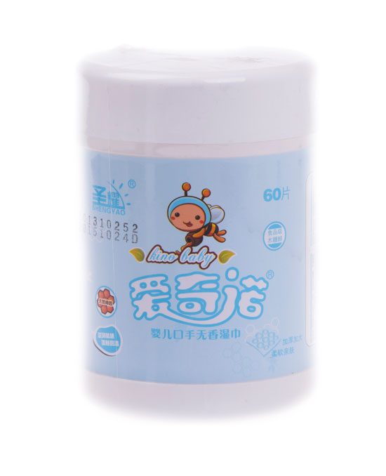 愛奇諾天然蜂膠嬰兒口手無香60片桶1