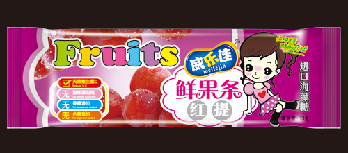 威樂(lè)佳鮮果條紅提味