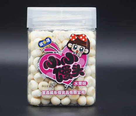 威樂(lè)佳水果味饅頭80克