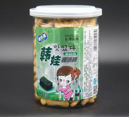 威樂(lè)佳海苔味趣味棒