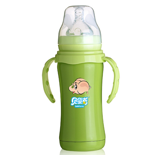 貝嬰奇180ML寬口不銹鋼內(nèi)膽保溫奶瓶