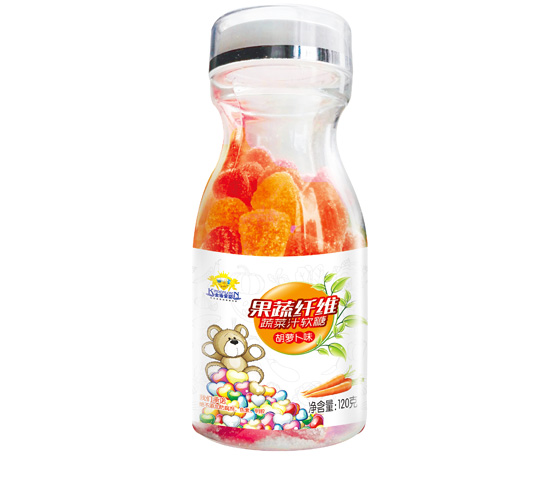 金盾愛嬰果蔬纖維蔬菜汁胡蘿卜味軟糖