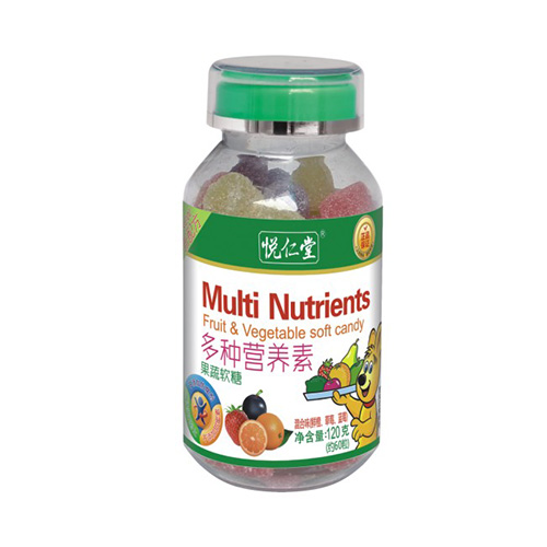 120克悅仁堂多種營養(yǎng)素果蔬軟糖