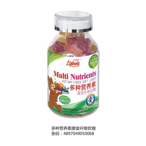 128克卡貝思多種營養(yǎng)素膳食纖維軟糖
