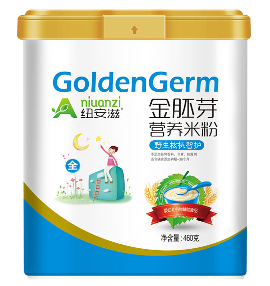 紐安滋野生核桃智護金胚芽營養(yǎng)米粉