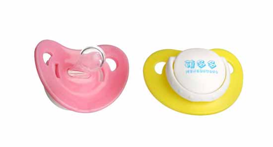 萌多多圓頭心型硅膠安撫奶嘴
