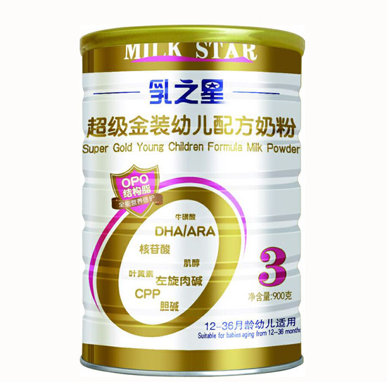 乳之星超級(jí)金裝嬰幼兒奶粉3段(聽(tīng)裝)