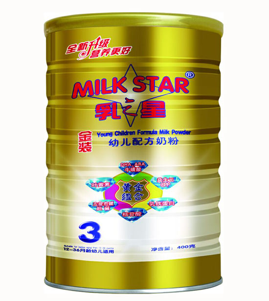 乳之星金裝嬰幼兒奶粉3段(聽(tīng)裝)
