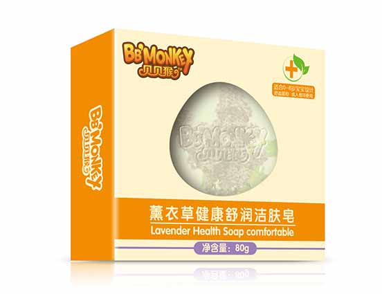 貝貝猴薰衣草健康舒潤潔膚皂