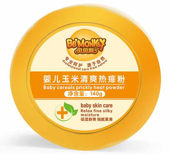 貝貝猴嬰兒玉米清爽熱痱粉