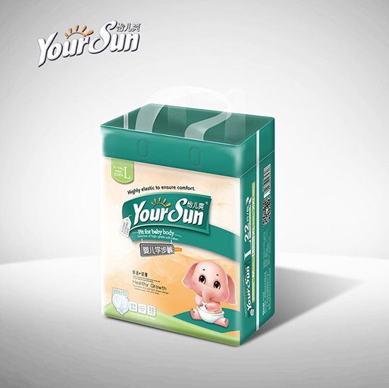 怡兒爽嬰兒舒適輕薄學(xué)步褲小包裝