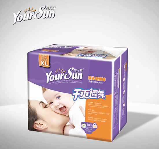 怡兒爽干爽透氣紙尿褲XL30片