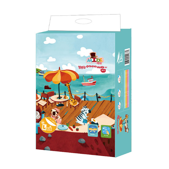 咪迪環(huán)腰紙尿褲L56片