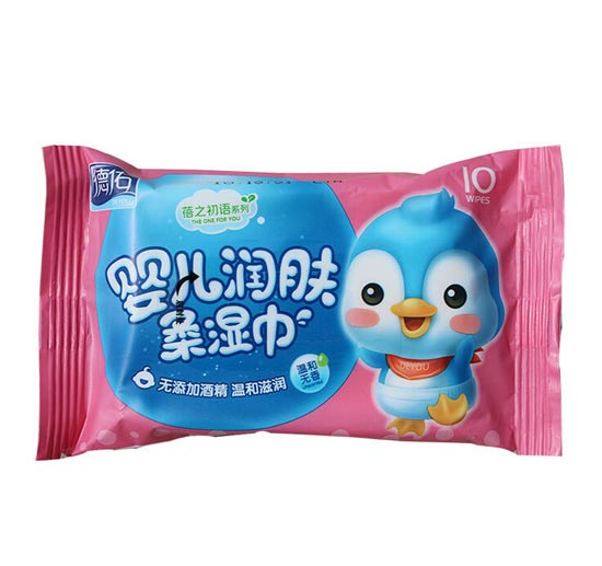 德佑一次性嬰兒潤(rùn)膚濕巾10片