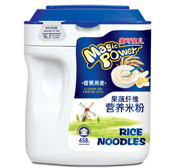 麥可寶兒香蕉燕麥果蔬纖維營(yíng)養(yǎng)米粉