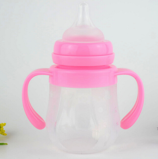 聰貝寬口徑硅膠奶瓶150ml