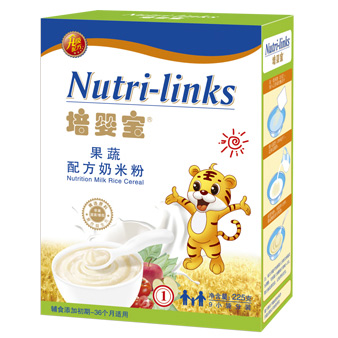 培嬰寶果蔬配方奶米粉