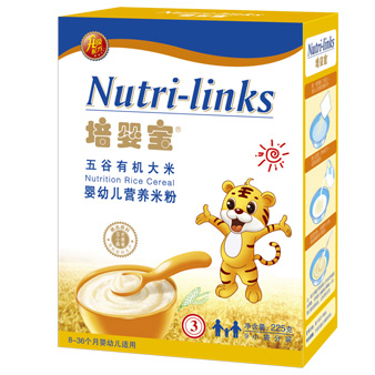 培嬰寶五谷有機(jī)大米嬰幼兒營(yíng)養(yǎng)米粉