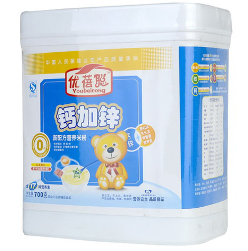 優(yōu)蓓聰鈣加鋅營(yíng)養(yǎng)米粉0段(塑聽)