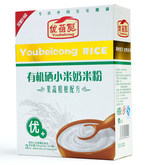優(yōu)蓓聰有機(jī)硒小米奶米粉(果蔬粗糧)