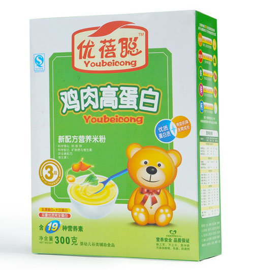 優(yōu)蓓聰雞肉高蛋白營養(yǎng)米粉3段