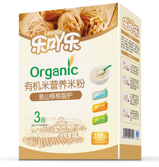 樂吖樂淮山核桃智護3段225g盒裝