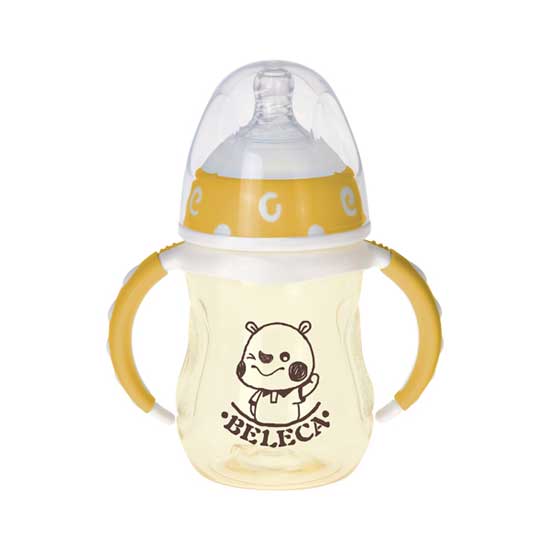 貝樂(lè)嘉PPSU奶瓶120ML(黃色)手柄