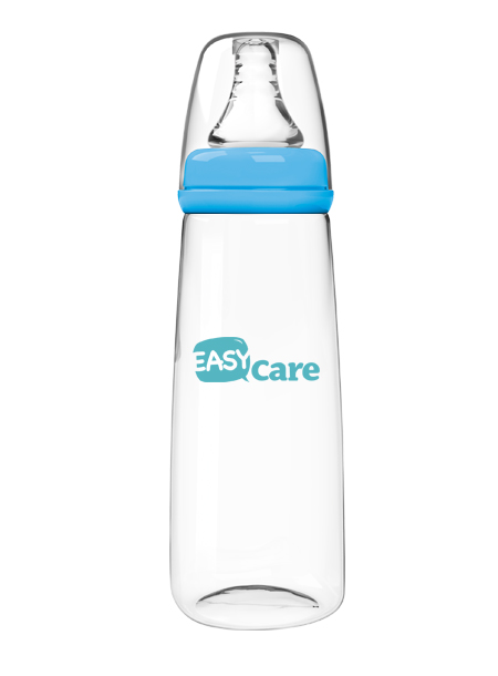 伊斯卡爾240mlPP標(biāo)準(zhǔn)口徑奶瓶(藍(lán))