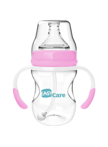 伊斯卡爾160mlPP自動寬口徑奶瓶(紅)