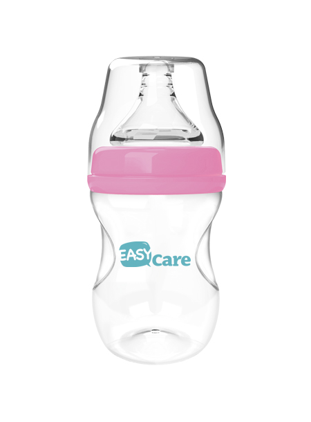 伊斯卡爾160mlPP寬口徑奶瓶(紅)