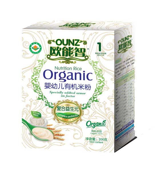 歐能智1段復(fù)合益生元有機(jī)米粉(盒)