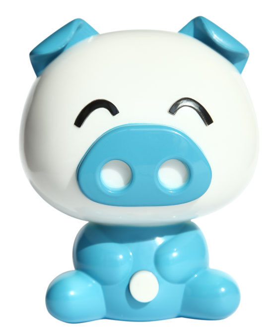 樂琪皮杰豬光控驅(qū)蚊夜燈藍(lán)色