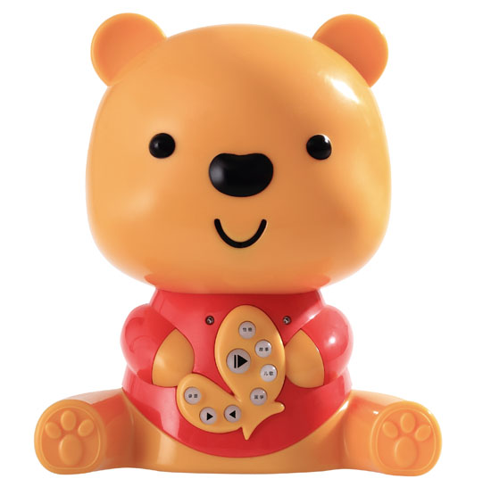 樂琪小熊哈彼早教故事機紅色