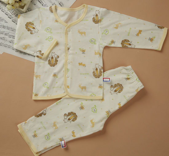 金色小魚精棉單面動物樂園桃開套