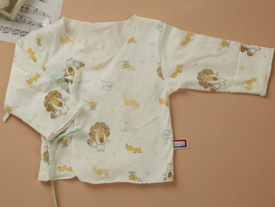 金色小魚精棉單面動(dòng)物樂園密邊合同衫